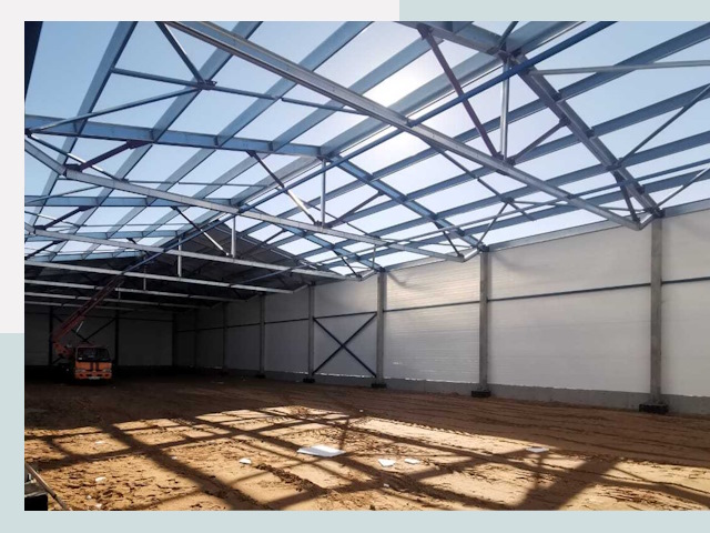 Строительство сенохранилищ в Краснокамске