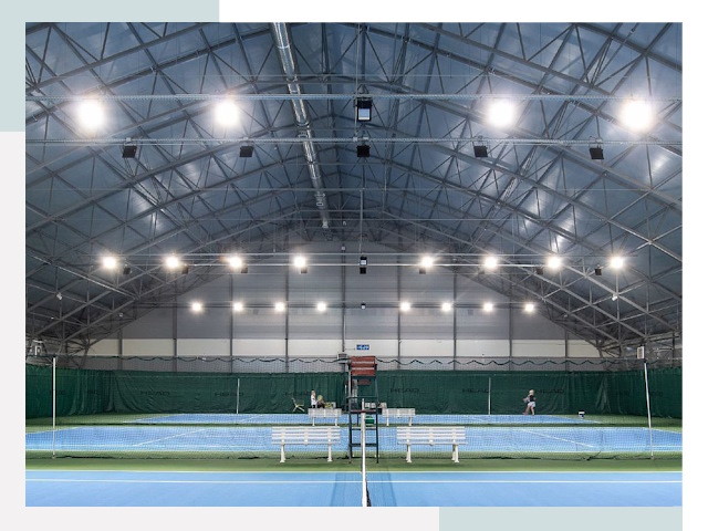 Строительство теннисных кортов в Краснокамск от 608 руб.