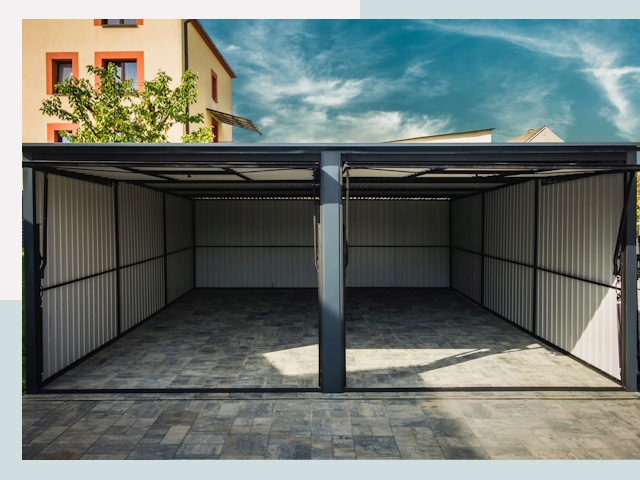 Гаражи из металлоконструкций от 608 руб. в Краснокамск