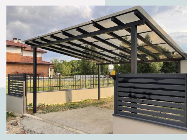 Металлические навесы в Краснокамск от 608 руб. за м²