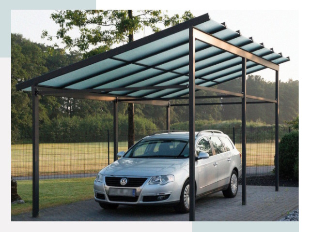 Навесы для автомобилей в Краснокамске