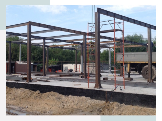 Фундамент для ангаров в Краснокамске