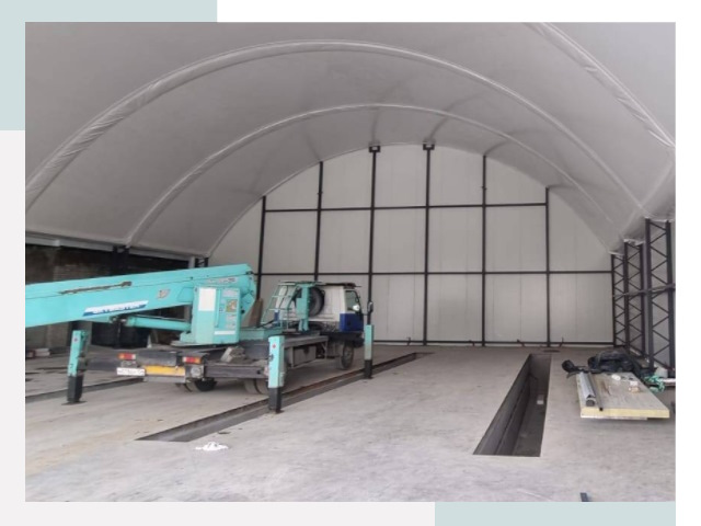 Внутреннее оснащение ангаров в Краснокамске