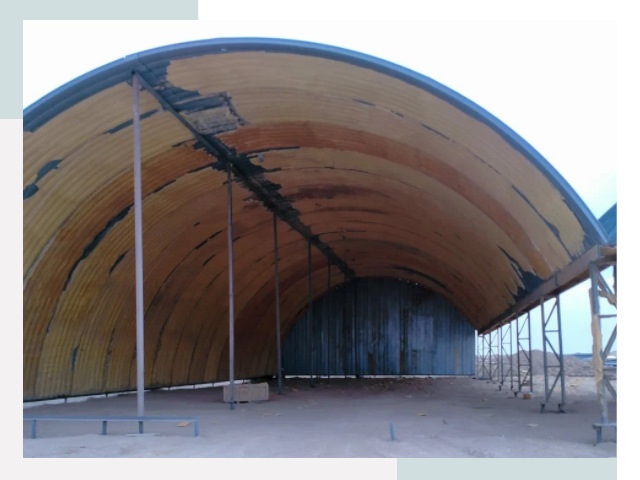 Реконструкция ангаров в Краснокамске